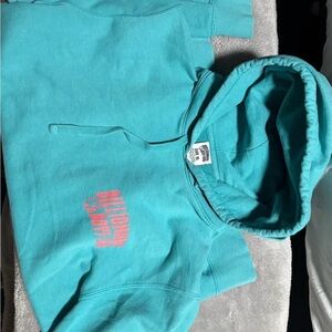 Billionaire Boys Club Teal Hoodie with Pink Logo